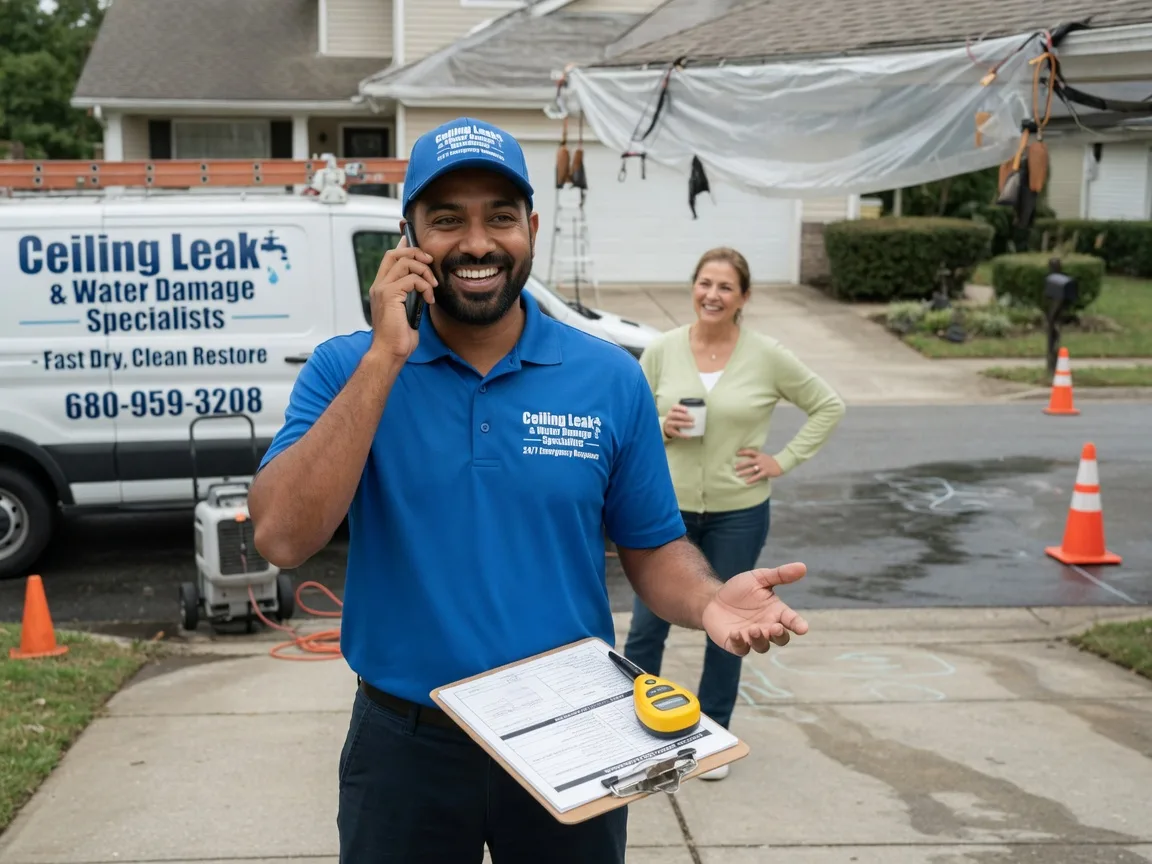 Ceiling Leak Cleanup Dundee, IA FAQs